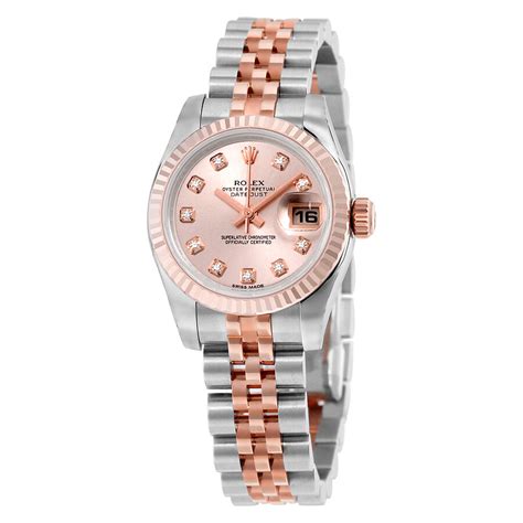 rolex lady datejust 26 mm everose-gold|36mm rolex datejust rose gold.